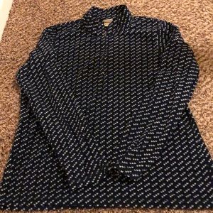LL Bean navy pullover